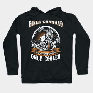 Only Cool Grandad Rides Motorcycles T Shirt Rider Gift Hoodie